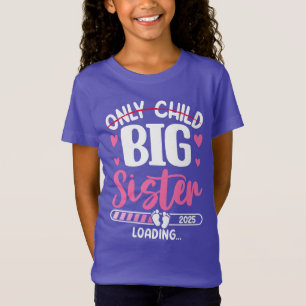 Alleen van kind naar grote zus t-shirt