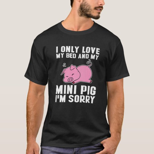 Alleen van mijn Bed en de minihuiseigenaar van de T-shirt (Voorkant)