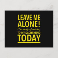 Alleen vandaag met mijn hond van de dwerghond geel