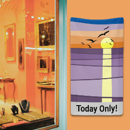 Alleen vandaag · Portret evenement Spandoek