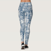 alleen varkens kobalt denim leggings (Achterkant)