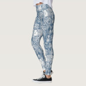 alleen varkens kobalt denim leggings (Links)