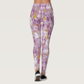 alleen varkens paars geel leggings (Achterkant)