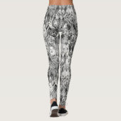 alleen varkens zwart half parel leggings (Achterkant)