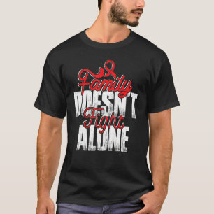 Alleen vechten sikkelcelanemie bewustzijnssupporte t-shirt