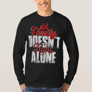 Alleen vechten sikkelcelanemie bewustzijnssupporte t-shirt