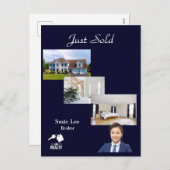 Alleen verkocht feestdagenkaart (Voorkant / Achterkant)