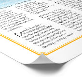 Alleen verkopen met gedicht formaat 8x10 poster (Hoek)