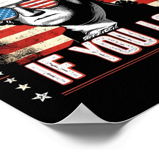 Alleen verraad als je 4 juli George Washin verlies Poster (Hoek)