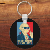 Alleen verraad als je George Washington verliest Sleutelhanger (Voorkant)