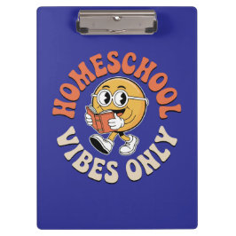 Alleen vibes voor thuisonderwijs klembord