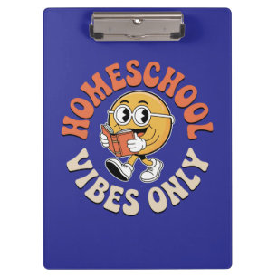 Alleen vibes voor thuisonderwijs klembord