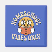 Alleen vibes voor thuisonderwijs magneet (Voorkant)