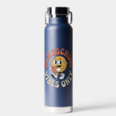 Alleen vibes voor thuisonderwijs waterfles (Voorkant)