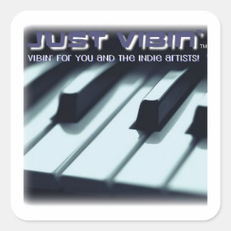 Alleen Vibin' Square Stickers