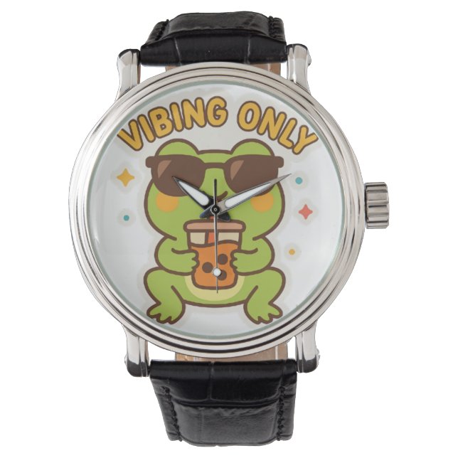 Alleen Vibing Horloge (Voorkant)