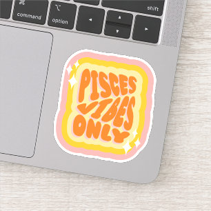 Alleen Vissen Vibe, Zachte Meisjes Esthetische Hor Sticker