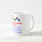 alleen vleermuizen zijn zoogdieren . koffiemok (Voorkant rechts)