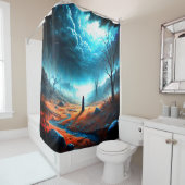 Alleen voelen douchegordijn (In situ)