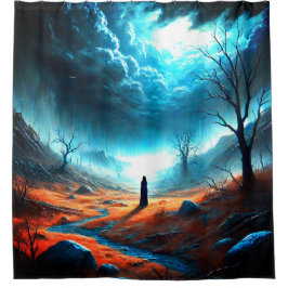 Alleen voelen douchegordijn