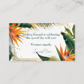 Alleen Volwassenen! Vogels van Paradise Bliss Informatiekaartje (Achterkant)