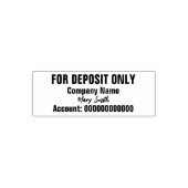 Alleen voor aanbetaling van bedrijfsnaam  zelfinktende stempel (Design)