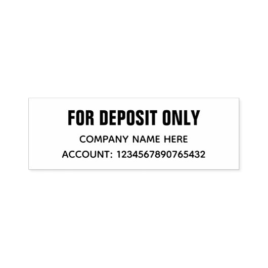 Alleen voor aanbetaling Zakelijke stempel (Design)