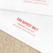 Alleen voor aanbetaling Zakelijke stempel