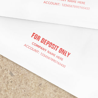 Alleen voor aanbetaling Zakelijke stempel