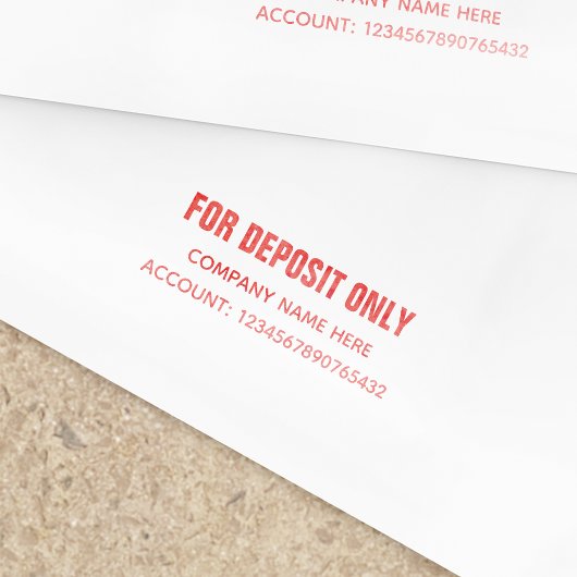 Alleen voor aanbetaling Zakelijke stempel