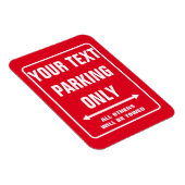 Alleen voor aangepaste PARKING: teken een grappige Magneet (Rechterzijde)