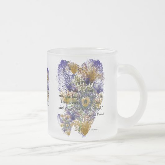 Alleen voor Aunts Matglas Koffiemok (Rechts)