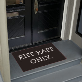 Alleen voor de afrasteringen deurmat