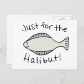 Alleen voor de Halibut Briefkaart (Voorkant / Achterkant)