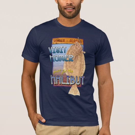 Alleen voor de Halibut T-shirt (Voorkant)