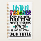 Alleen voor drama-leraar omdat fulltime multitaski planner (Voorkant)