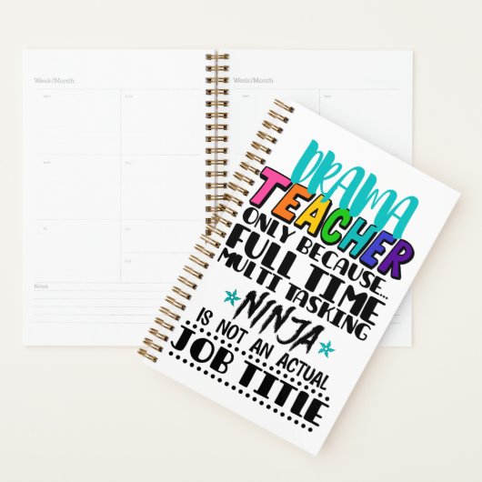 Alleen voor drama-leraar omdat fulltime multitaski planner (Display)
