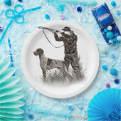 Alleen voor echte borden voor jagers papieren bordje (Feest)