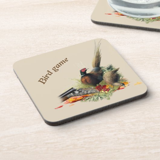 Alleen voor echte jagers bier onderzetter (Linkerzijde)