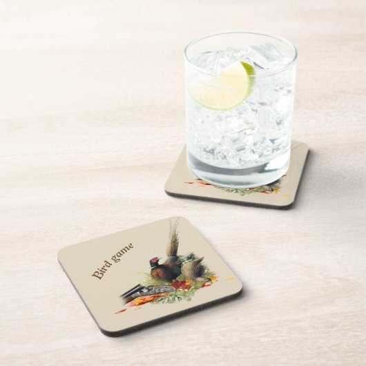 Alleen voor echte jagers bier onderzetter (Rechterzijde)