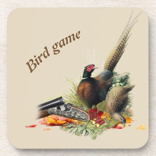 Alleen voor echte jagers bier onderzetter (Voorkant)