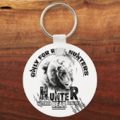 Alleen voor echte jagers T-shirt Sleutelhanger (Voorkant)