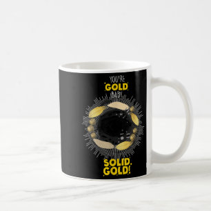Alleen voor een stralende vrouw die puur goud is koffiemok