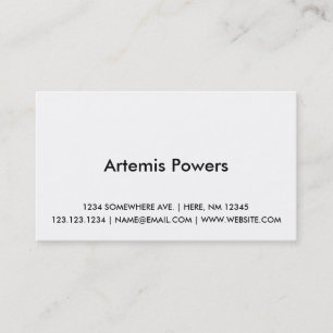 Alleen voor eenvoudig visitekaartje ontworpen