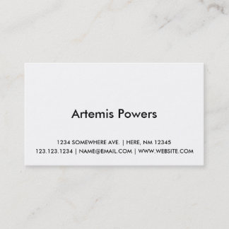 Alleen voor eenvoudig visitekaartje ontworpen