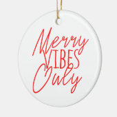 Alleen voor fury Vibes Keramisch Ornament (Links)