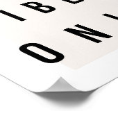 Alleen voor goede steekproeven poster (Hoek)