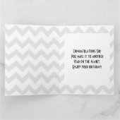 Alleen voor hem! Giant Smile Aangepaste Grote Verj Kaart (Binnen)