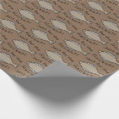 Alleen voor het heilbot-pakpapier cadeaupapier (Hoek)