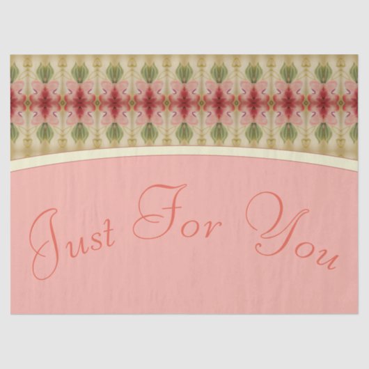 Alleen voor jou bloeit tissuepapier (Voorkant)